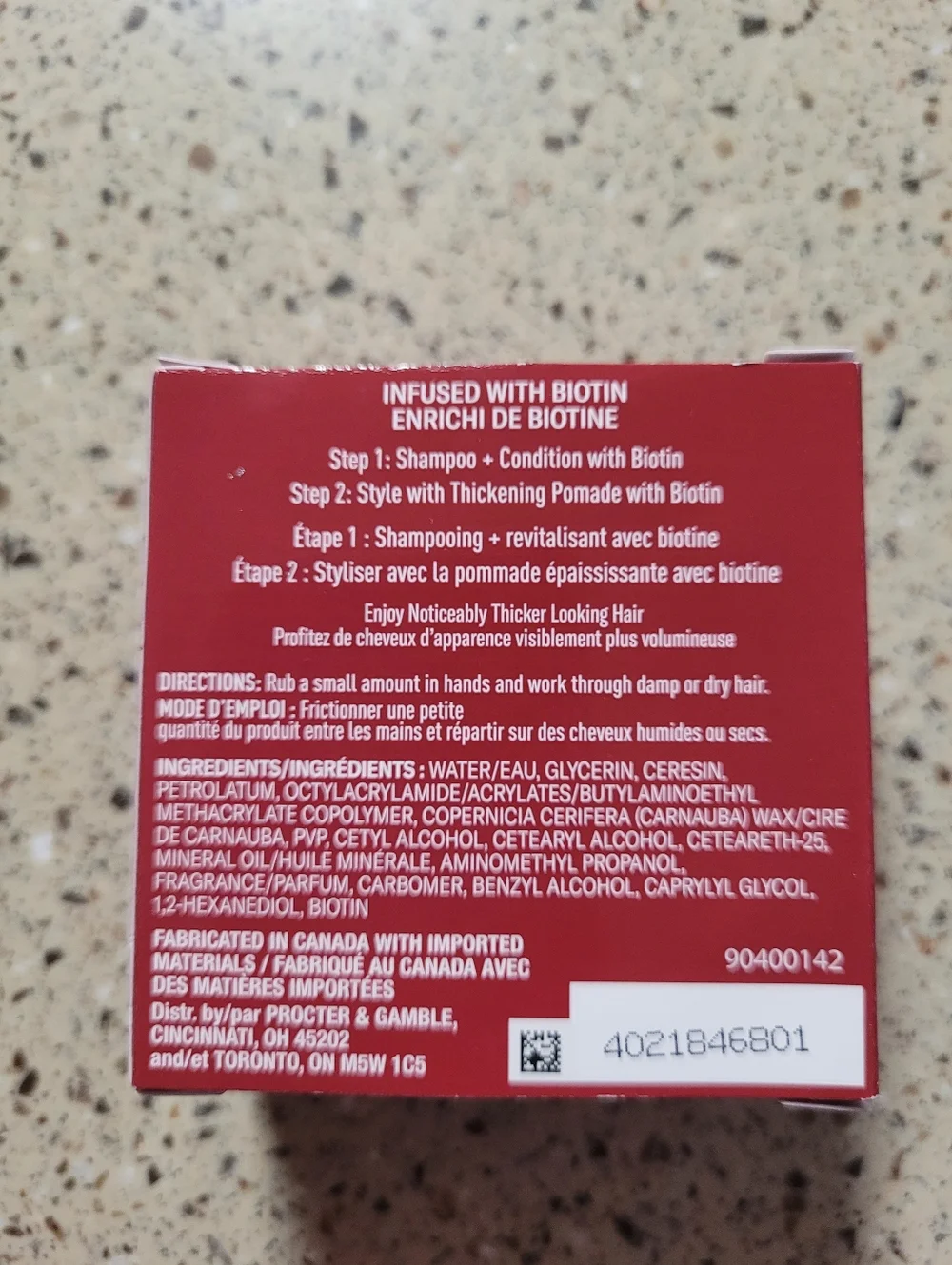 (3) Old Spice Thickening Pomade With Biotin 2.22 oz Each Thicker Looking Hair